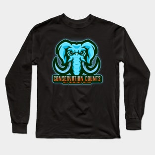 conservation counts , save endangered species Long Sleeve T-Shirt